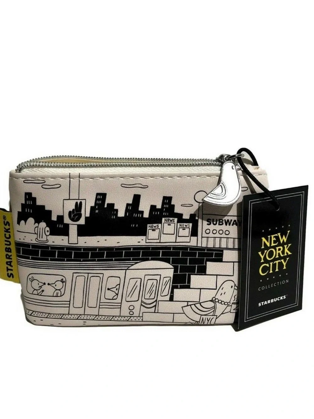 Starbucks canvas zip